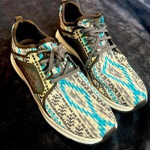 Ariat tennis shoes Aztec print
